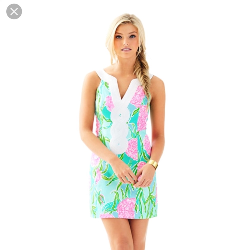 Lilly Pulitzer Valli Shift Dress in Poolside Blue